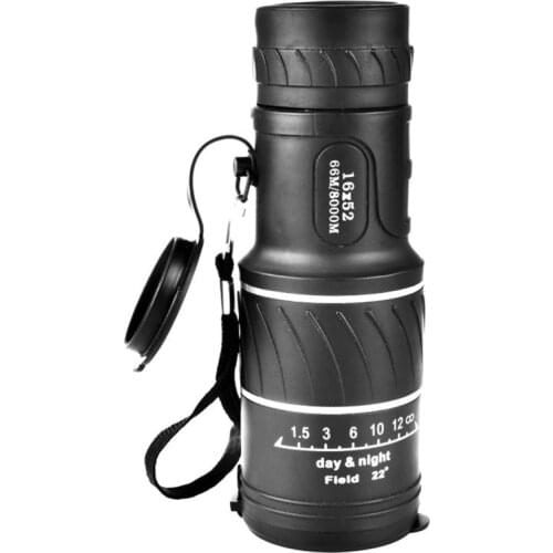 Portable 16 X 52 high-definition Binoculars Telescope Monocular Plastic Binoculars mobile phone camera telescope Outdoor Sports