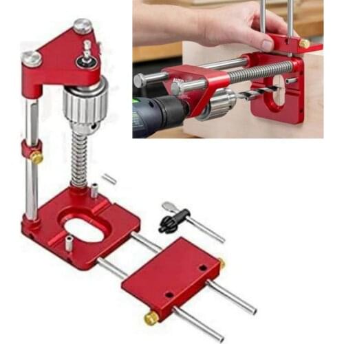 Hinge Hole Drilling Guide Locator Hole Opener Template Door Cabinets DIY Tools For Woodworking Hand Tools Set