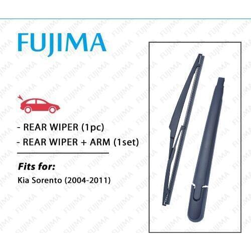 Rear Wiper Blade and Arm for Kia Sorento (2009-2014) Back Window Windscreen Rear Wiper Arm