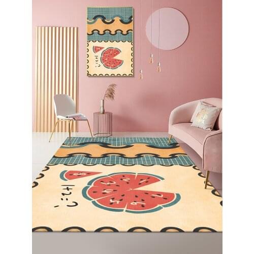 Nordic Living Room Carpet Tea Table Cloth Simple Modern Bedroom Bedside Mats Mat Home Easy to Care