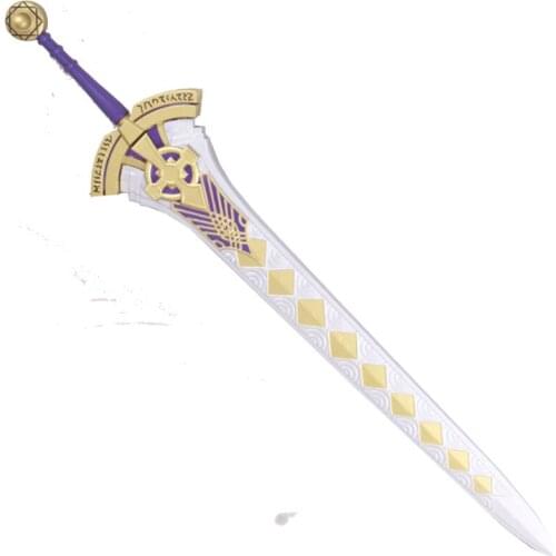 Fate/Prototype Arthur Pendragon Archetype Saber Excalibur Proto Cosplay Replica Sword Prop for Replica Weapon Bow Prop