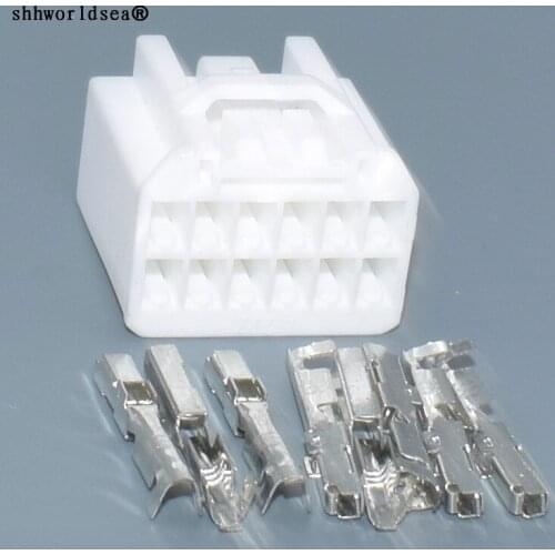 Worldgolden 12 Pin Car ECU Plug Automotive Computer Cable Socket Female Auto Connector For Nissan