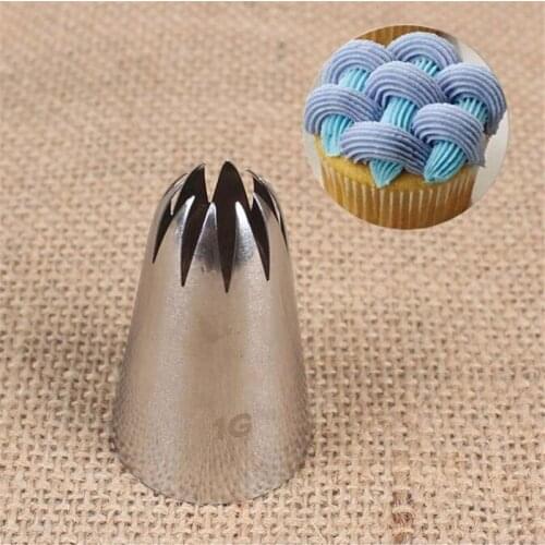 1pcs Large Icing Piping Nozzles For Decorating Cake Baking Cookie Cupcake Piping Nozzle Stainless Steel Pastry Tips #1G
