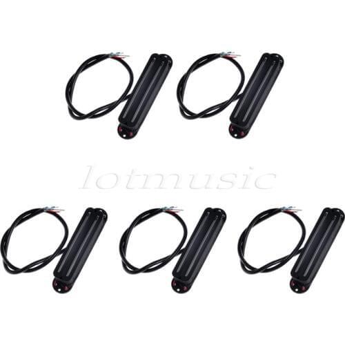 5Pcs Black Belcat Ceramic Magnet Hot Rail Blade Guitar Pickup