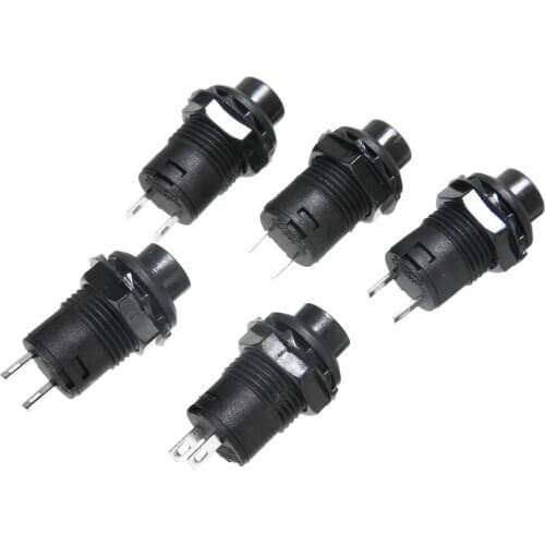 5pcs/set 3A 125V AC 1.5A 250V AC Off-On Momentary Push Button Horn Switch For Locking Car Dashboard Dash Boat Switches