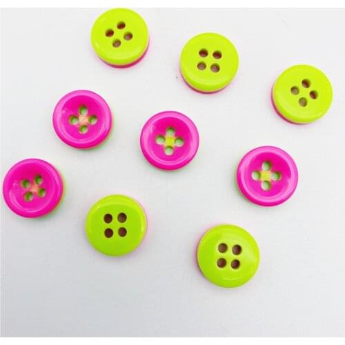 980PCS 12.7mm Resin Round Buttons Craft DIY Sewing Botton For baby clothes Home Decor