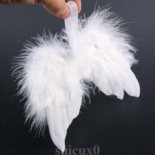 Angel Feather Wing Christmas Tree Home Party Decor Hanging Ornament Wedding Prop 10pcs