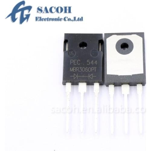 10Pcs MBR3060PT or MBR3060WT or SBL3060PT or MBR3040WT or MBR3020WT TO-247 30A 60V Schottky Barrier Diode