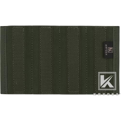 KRYDEX Quadruple Built-in Magazine Insert Pouch For MP7 Spiritus Style 8.25"*4" Elastic Insert Magazine Holder RANGER GREEN