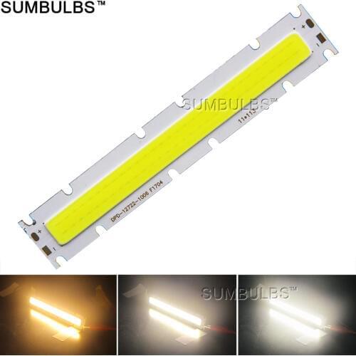 DC30-33V 30W Floodlight LED COB Light Source Smart Chip On Board 127*22MM Bar Lamp Warm Natural Cool White Colors