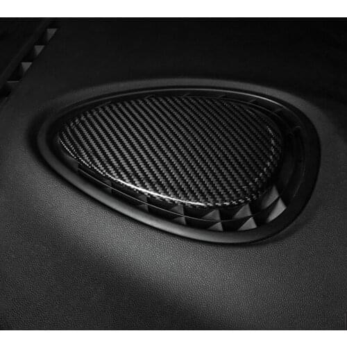 Carbon FiberDashboard Center Console Air Outlet Decoration Sticker For MINI ONE COOPER S F54 F55 F56 F57Car Interior Accessories