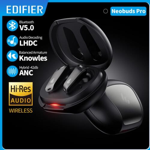 EDIFIER Neobuds Pro TWS Wireless Bluetooth Earphone Hybrid ANC Hi-Res certified Knowles Balanced LHDC decoding Tri-MIC