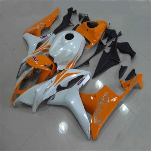F5 07 08 CBR 600RR 2007 2008 injection cbr600rr ABS Orange black Fairings set+gifts Motorcycle Fairing kit for CBR600RR