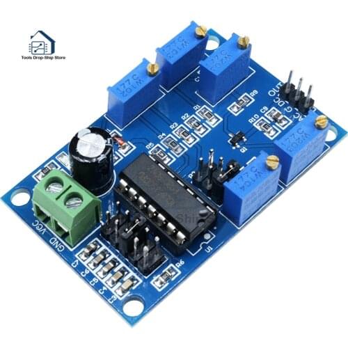 Signal Generator Medium/Low Frequency 10Hz-450KHz Triangular/Rectangular/Sine Wave Generator Module 12V to 15V ICL8038 Generator