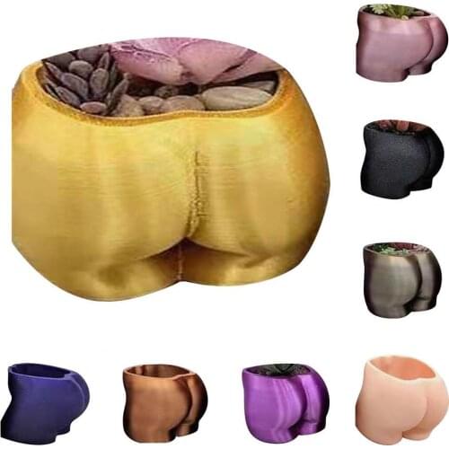 Plant Pot Eco-friendly Anti-deform Resin Funny Flower Vase Decor for Home Household Yard Office Mini Flower Pot Decoration