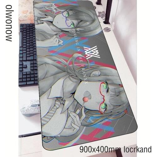 Darling in the franxx mouse pad gamer best 90x40cm notbook mouse mat gaming mousepad gifts pad mouse PC desk padmouse mats