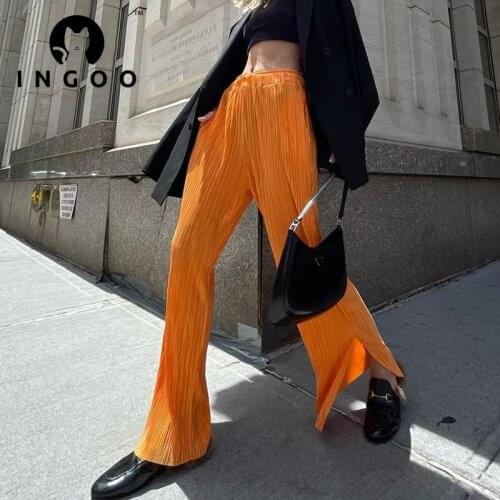 Женские прямые брюки INGOO China At AliExpress