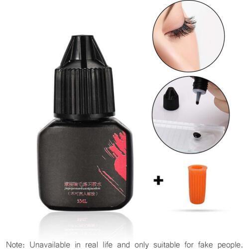 High Quality Fast dry no odor 5ml Eyelash Extension Glue Makeup Practice Eye Lashes Adhesive for Beginner