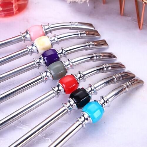 Stainless Steel Drinking Straw Spoon Tea Filter Yerba Mate Tea Straws Bombilla Gourd Reusable Coffee Tea Tools Bar Accessories