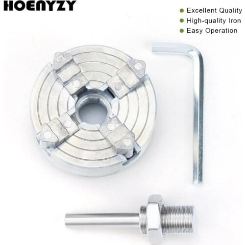 Z011/Z011A Mini Drill Zinc Alloy Manual Self-Centering Metal There/Four 3-Jaw 4-Jaw Lathe Chuck Clamp For CNC Machine Tool