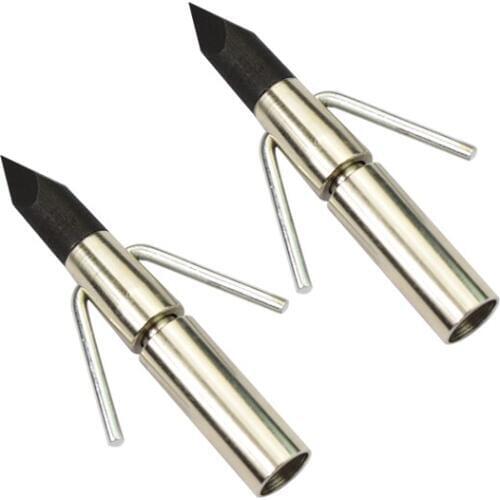 3Pcs/Lot 325 Grain Archery Bowfishing Arrowheads Broadheads Fishing Hunting Tips Stainless Steel For 8mm Shaft Arrow Head Hunt