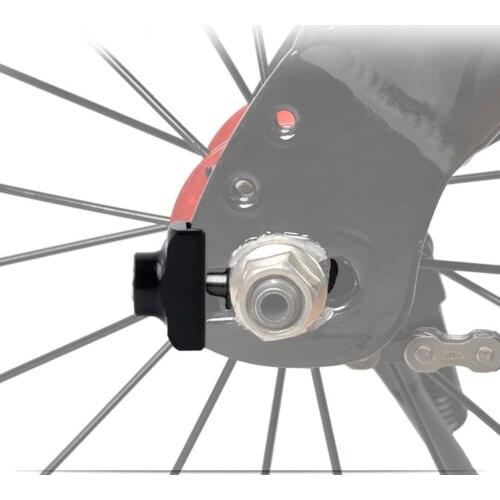 Bike Chain Tensioner Aluminum Alloy Chain Tension Adjuster For Fixie For BMX For MTB Adjust The Tightness Of The Bicycle Chain