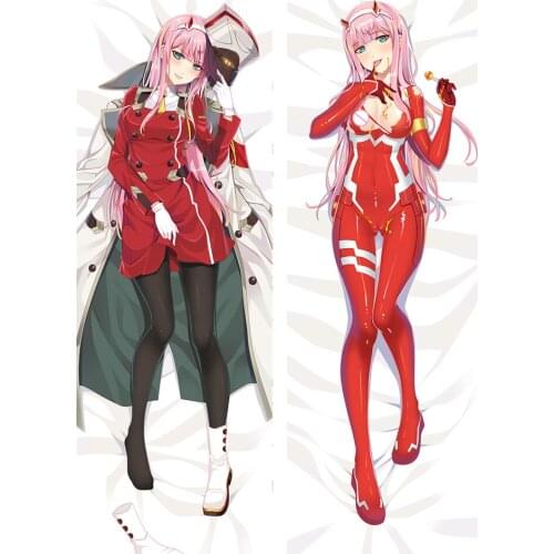 Anime Characters zero two pillow cover ICHIGO Dakimakura body pillowcase in the FRANXX