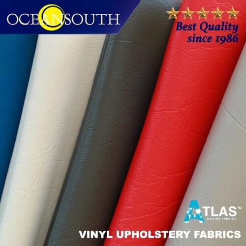 Oceansouth Developed ATLAS Fabric Vinyl Upholstery Soft Range Water Sun Proof UV Protection PER L/YARD