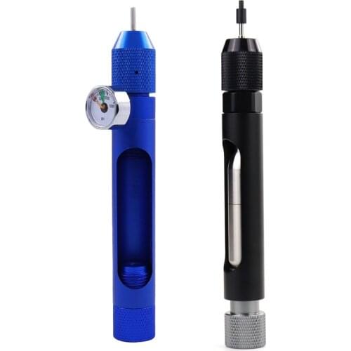 Paintball Pneumatic Gun Airsoft Air Rifle Quick Change 12G CO2 Gun Adapter With Refillable Needle Charger Adapter Pressure Gage