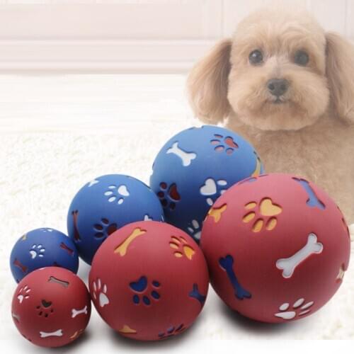 Personalized Hollow Design Pet Products Eco-friendly Rubber Ball Dog Toys Bite Resistance Toys For Dogs Puppy Toys