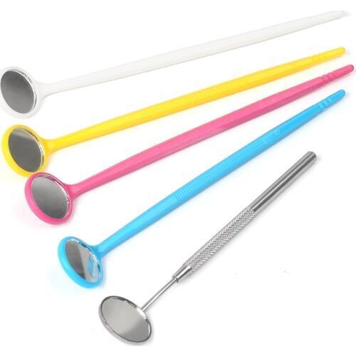 Portable Mirror for Checking Eyelash Extension Dental Instruments Mouth Teeth Tooth Clean Oral Mirror Eyelash Extension Mirror