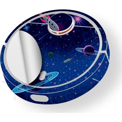 Provide Customized Custom Space Sticker for xiaomi Robot MiJia Robotic SDJQR02RR Vacuum Cleaner Mop Skin Spare Parts Accessories