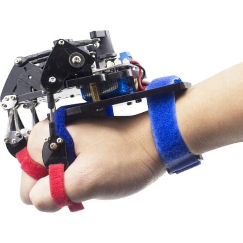 Open source somatosensory gloves wireless somatosensory controller exoskeleton robot remote control robot palm RC robot toy
