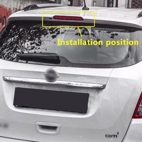Fiber Stickers And Decals High Mounted Stop Brake Lamp Light Car Styling For OPEL MOKKA 2016 2017 2018
