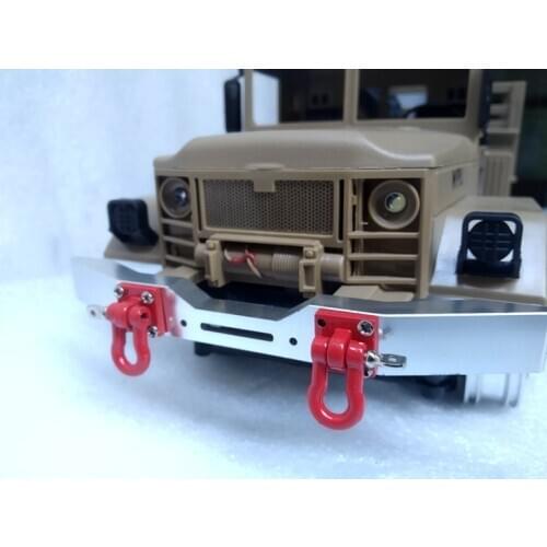 WPL B14 B16 JJRC Q60 Q61 D826 D827 RC car spare parts all metal front bumper + U hook