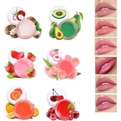 1Pcs Lip Balm Moisturizing Lip Film Lipstick Moisturizing Primer Fruit Lip Balm