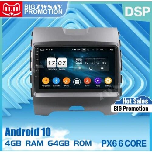 2 din PX6 Car Multimedia player For Ford Ranger 2018 Android 10.0 touch screen car video audio radio stereo GPS navi head unit