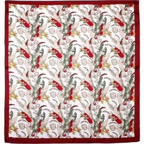 2020 70x70 Ring Moire Multipurpose women Silk twill scarf Satin square tie Hairband ladies foulard femme towel bufanda shawl