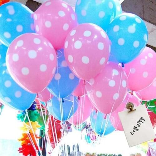 50/100pcs 12inch Colorful Polka Dot Latex Balloons Birthday Wedding Party Decoration Wave Point Helium Balloon Kids Toy Globos