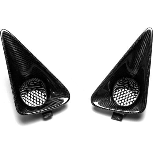 For Honda 07-11 Civic FN2 Type R Carbon Fiber Fog Light Cover