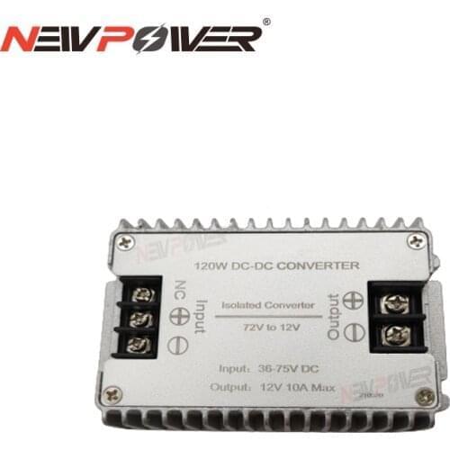 Isolated buck module 65V 72V 80V 84V 60V to 12V 8A 96W DC DC Step down Converter 50-90VDC for golf cart forklift