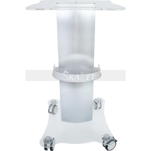 Beauty Trolley Stand Holder Rolling Cart Roller Wheel Aluminum ABS Trolley for Hydro Dermabrasion RF Cavitation Machine