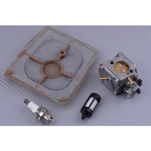 LETAOSK New Carburetor Carb & Air Fuel Line Filter Spark Plug Accessories Fit for STIHL 041 Farm Boss Gas Carb Chainsaw