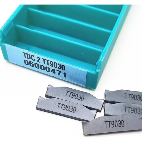 Grooving Tools TDC2 TT9030 TT9080 CNC Carbide Insert Turning Tool Grooving Tool Metal Lathe Tool 2mm Cutting Blade