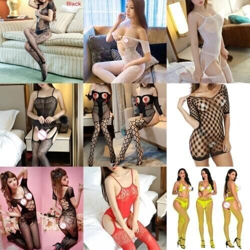 Tights Crotchless Sexy Lingerie Bodystockings Fishnet Stockings Lenceria Femenina Sexy Costumes Transparent