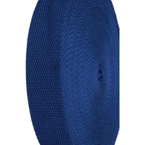 Blue cotton webbing tape for men belt,cotton webbing for jeans belt 1.5 inch