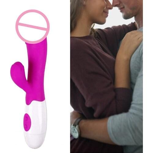 OLO Female Vibrator With Textured Shaft Vagina Stimulate ABS Pleasure Wand Anal Vagina G-Spot Massage Stick Couple Sex Toys