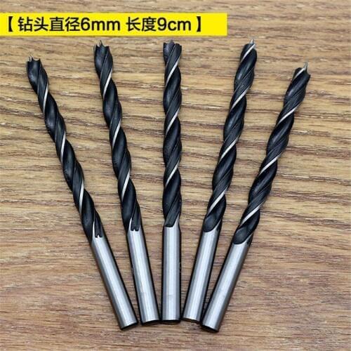 5pcs 6MM Hss 5 Flute Countersink Drill bit Three Sharp Reamer Carpentry Chamfer 6mm Sink Hole Reaming Woodworker Woodworking