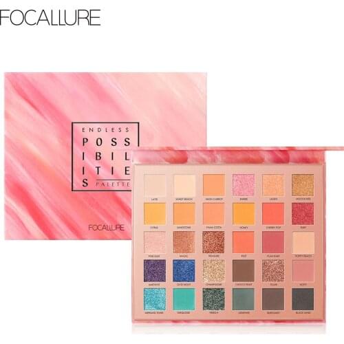 FOCALLURE Wholesale Eyeshadow Palette 30 Colors Matte Glitter Eye shadow High Quality Professional Makeup For Woman Cosmetics