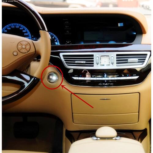 Universal For Mercedes Benz Keyless Go Start Stop Engine Button Ignition Switch Cover C200 A45 G55 S63 ML350 GLK350 S350